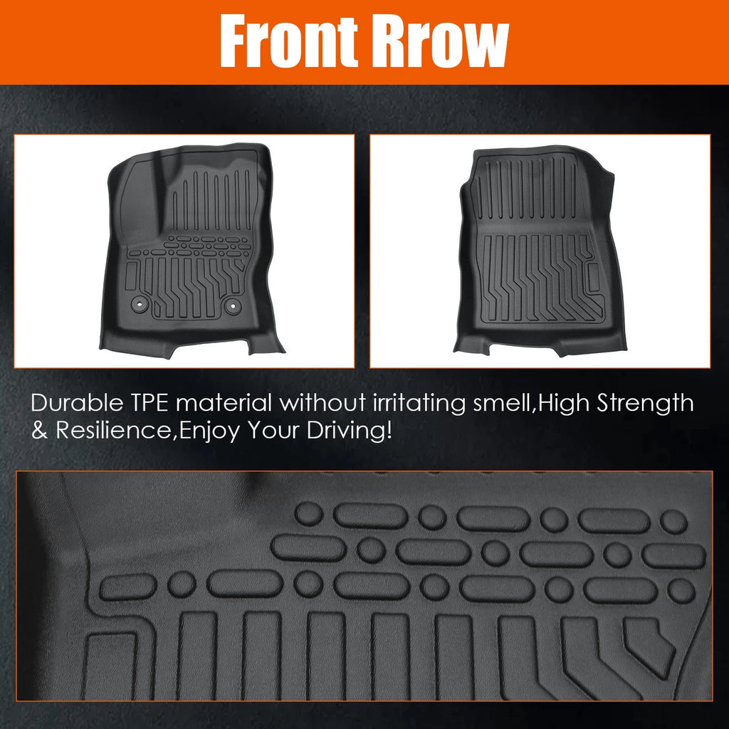 Set of 4 All Weather Floor Mats for Ford Escape/C-Max (2013–2019)