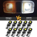 10 LED White T10 168 194 Interior Light Bulbs for Various Vehicles