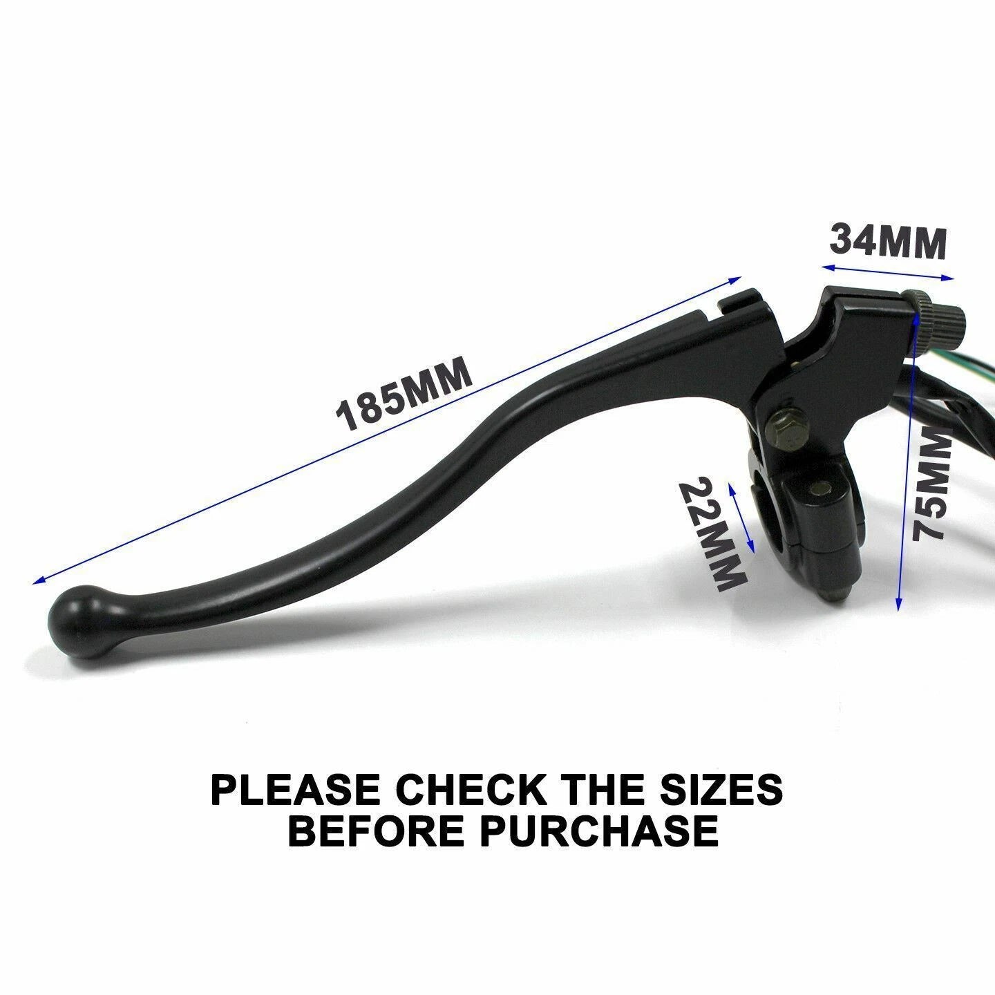 Left Clutch Brake Lever Wire for 150cc 200cc 250cc Pit Dirt Bike ATV Buggy