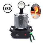 2KG Automatic Melting Furnace Kiln Digital Control 110V Graphite Crucible