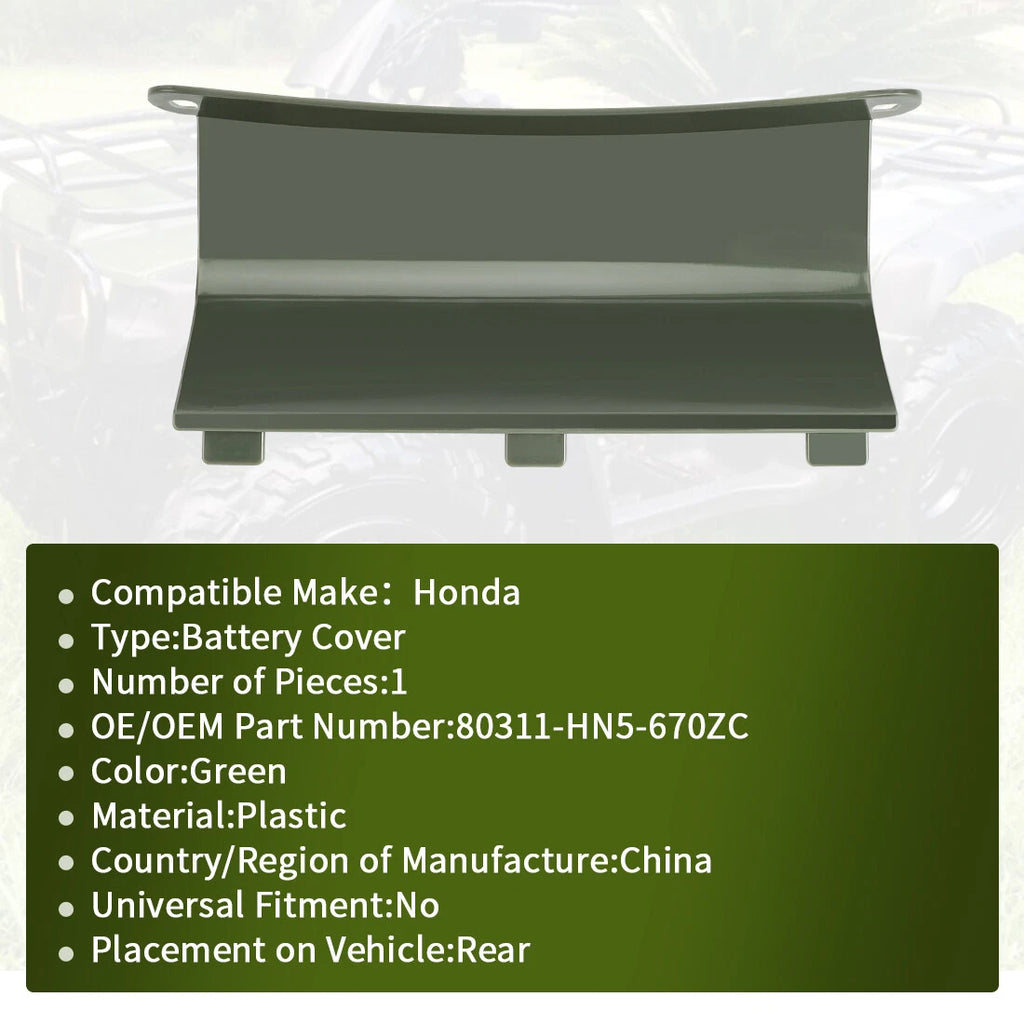 Battery Cover Lid for Honda TRX350 Rancher TRX 350 FE FM TE TM (2000–2003)