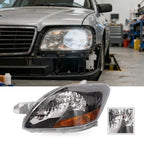Headlight Assembly for Toyota Vios (2007–2013) Black Housing