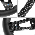 NRG Innovations Carbon Fiber Steering Wheel RST-002RCF for Universal Fit (2010–2023)