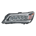 LED Headlight Assembly for Acura MDX (2014–2016) Black Clear