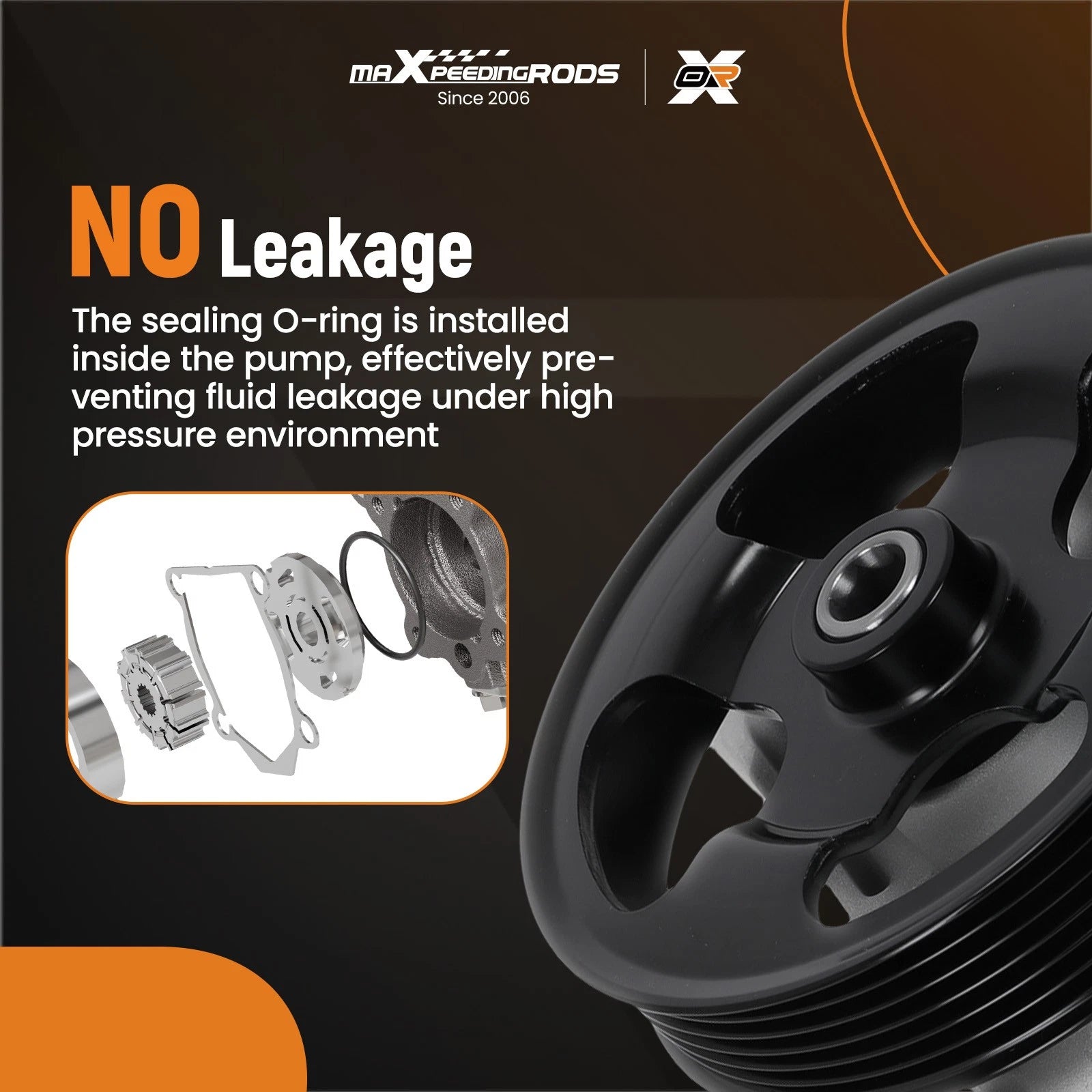 Power Steering Pump with Pulley for Mazda 6 (2007)