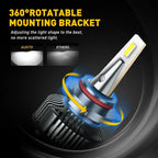 AUXITO 9012 HIR2 LED Headlight Bulbs for Hi Lo Beam (16000LM, 6500K)