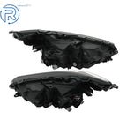 LED Headlight Set for Lexus NX300 NX300h (2018–2021) Black Housing