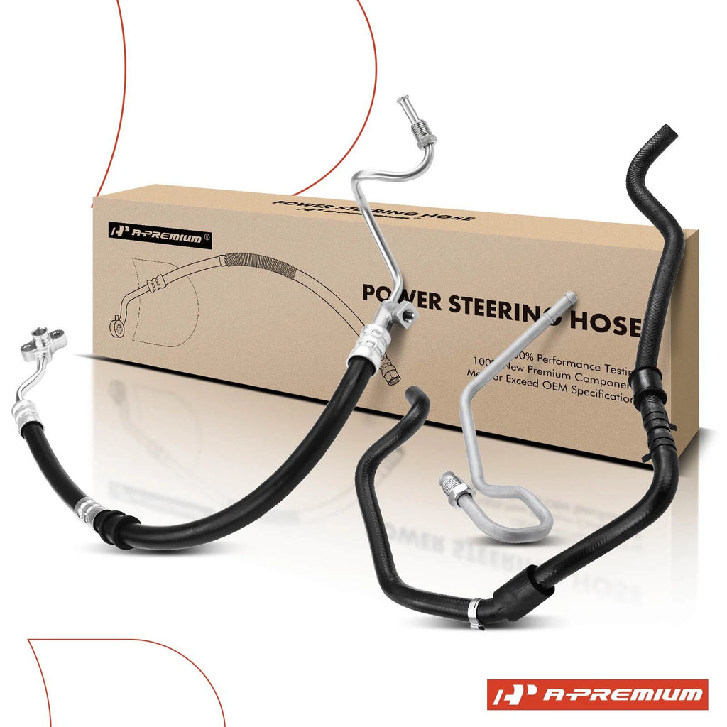 2X Power Steering Pressure & Return Line Hose for Honda Civic (2001–2005)
