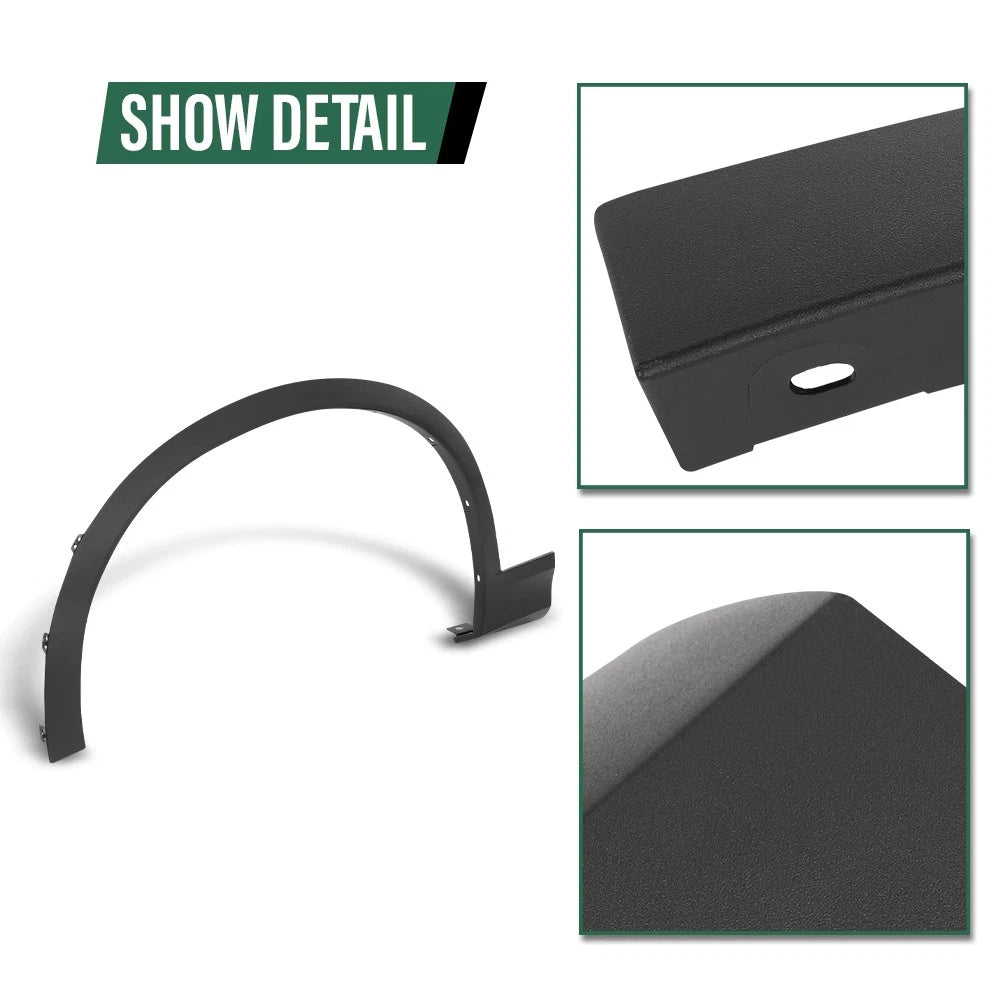 Set of 2 Front Fender Flare Trim Molding for BMW X3 X4 (2011–2018)