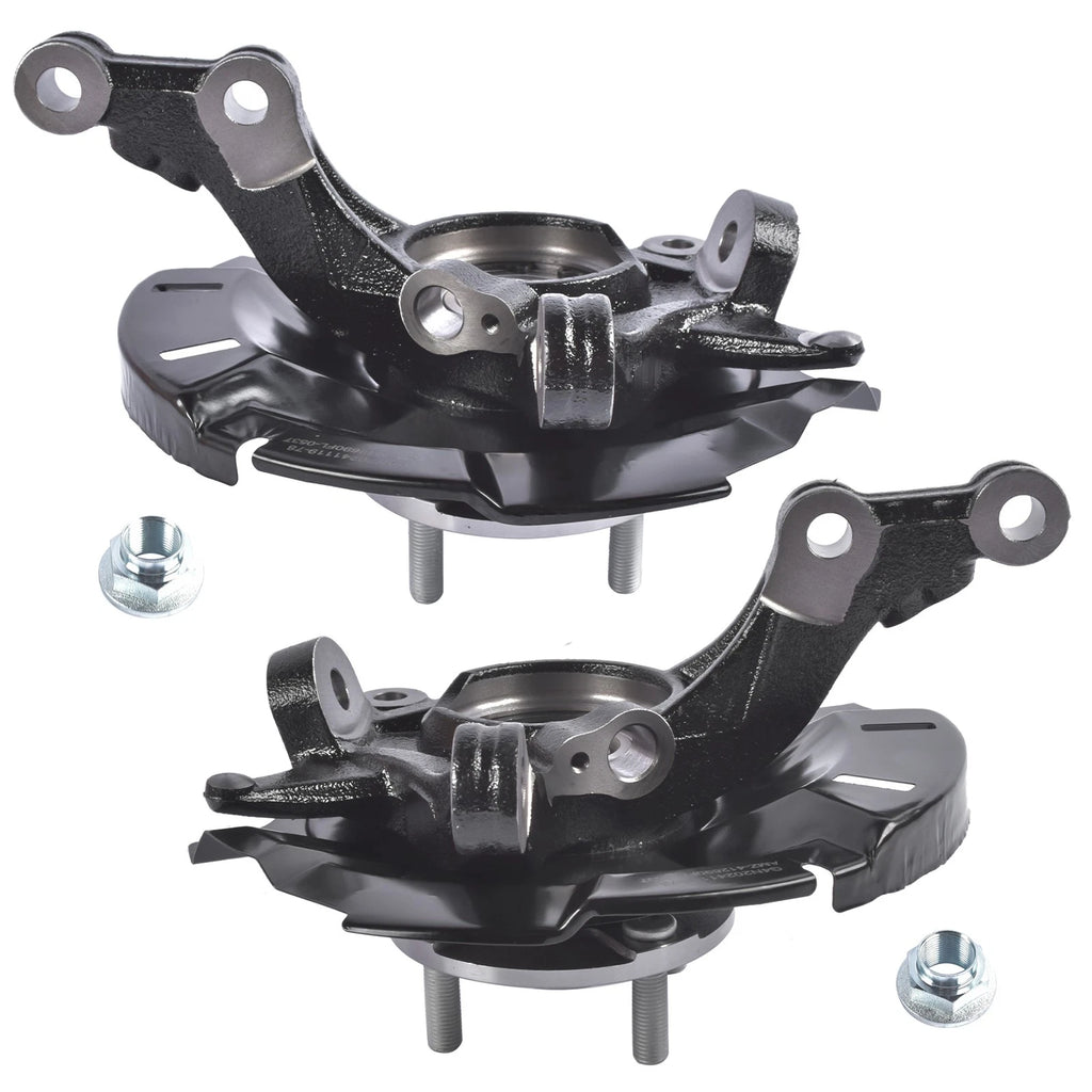 2X Steering Knuckle Assembly for Dodge Attitude, Hyundai Accent