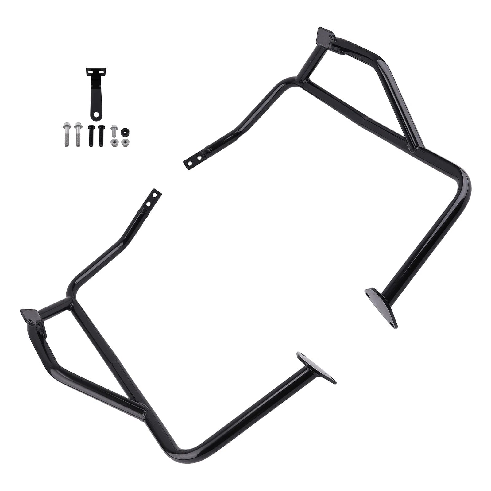 Dual Sport Engine Guard Crash Bar for Kawasaki KLR650 (2022–2025) Steel Black