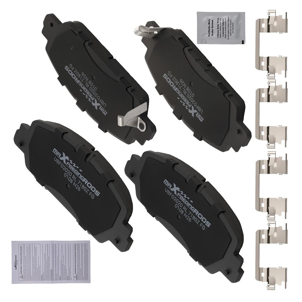 Front Ceramic Brake Pads Kit for Honda HR-V (2016–2023) / Accord (2013–2023) D1654