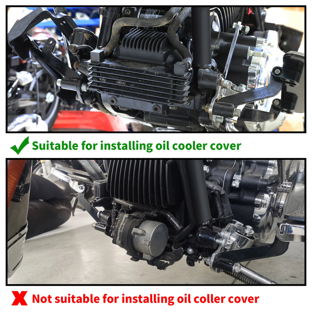 Chrome Oil Cooler Cover for Harley Touring Road King Glide (2011–2016)