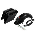 Stretched Saddlebags Speaker Lids & Rear Fender for Harley Touring (2009–2013)