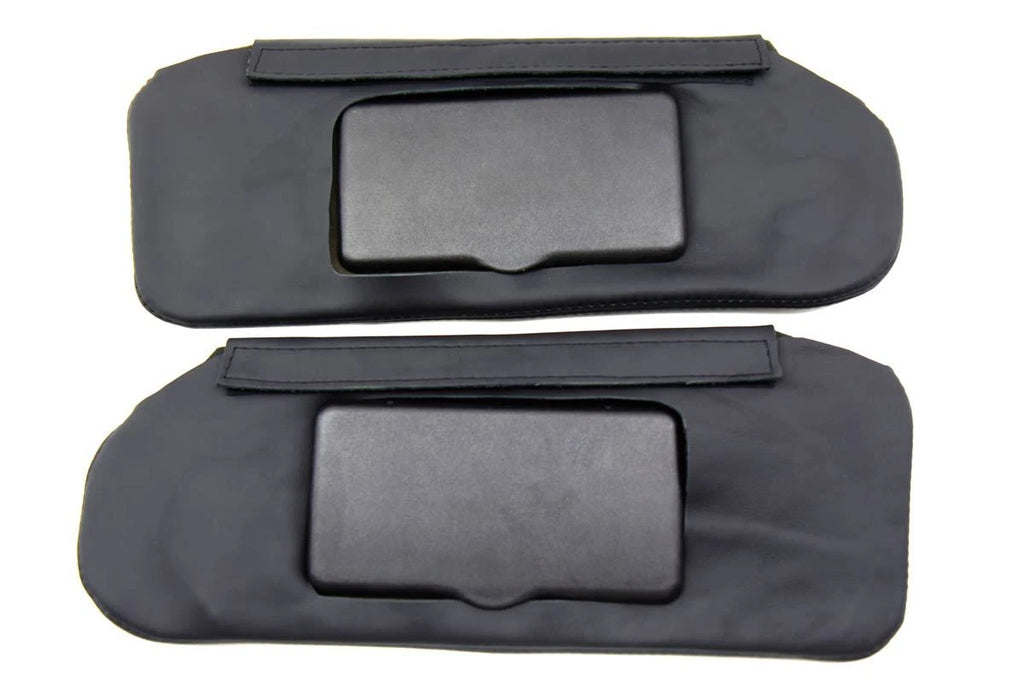 Sunvisor Leather Synthetic Covers for Camaro Firebird (1993–2002) Black
