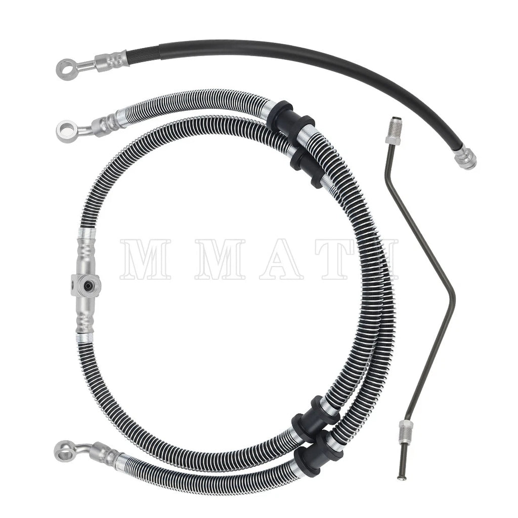 Front Brake Line Pipe Kit for Yamaha Grizzly Bruin Kodiak 350 400 (2000–2006)
