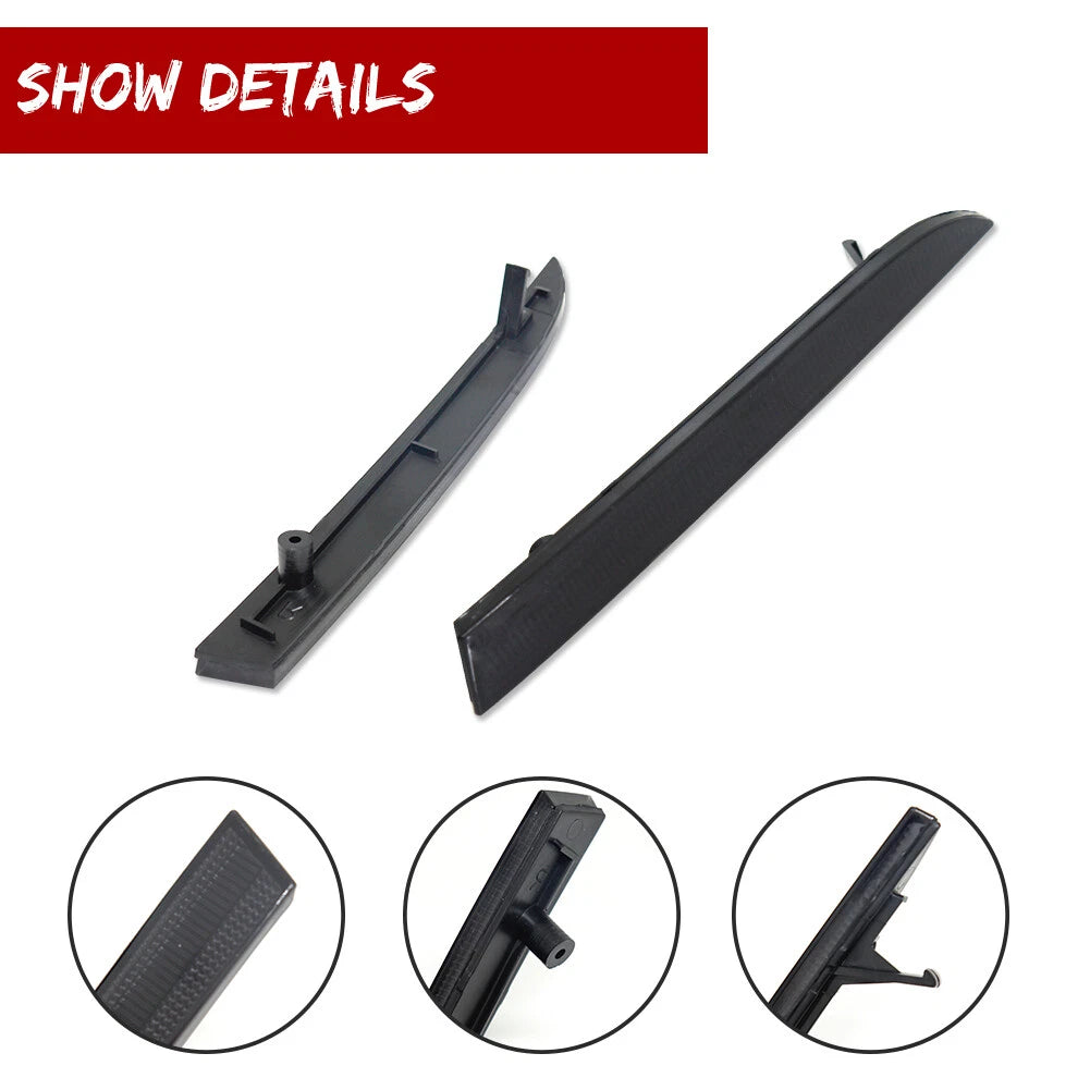 Smoke Lens Rear Bumper Diffuser Reflector for Chevy Camaro (2016–2022)