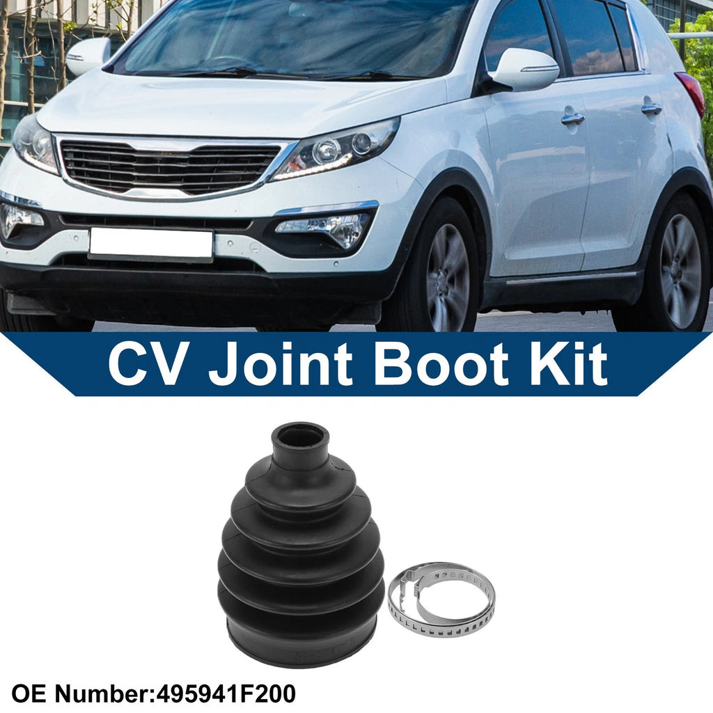 Outer CV Joint Boot Kit with Clamps for Kia Sportage (2005–2010) No.495941F200