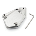 Side Kickstand Pad for BMW R1200GS (2008–2014) Silver