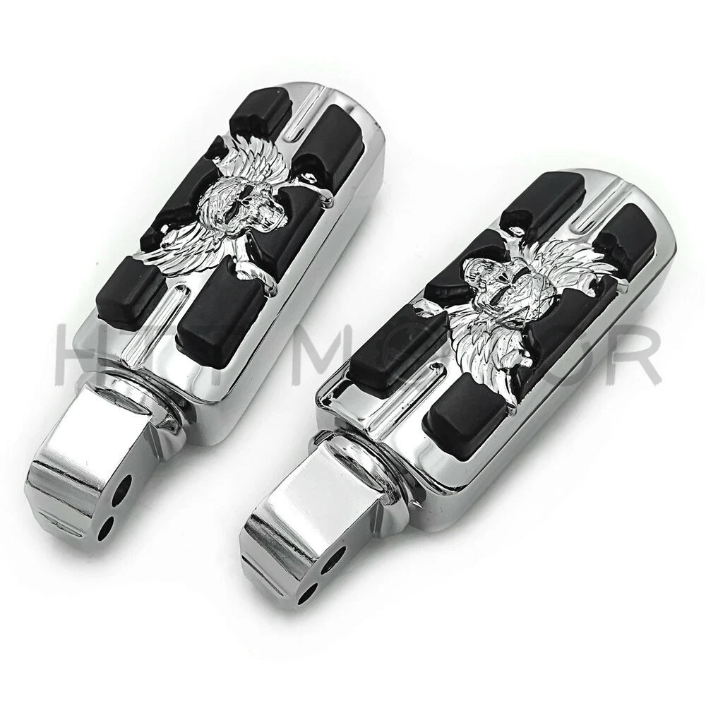 Pirate Skull Footpegs for Harley Softail Slim FLSL & Breakout FXBR (2018–2023)