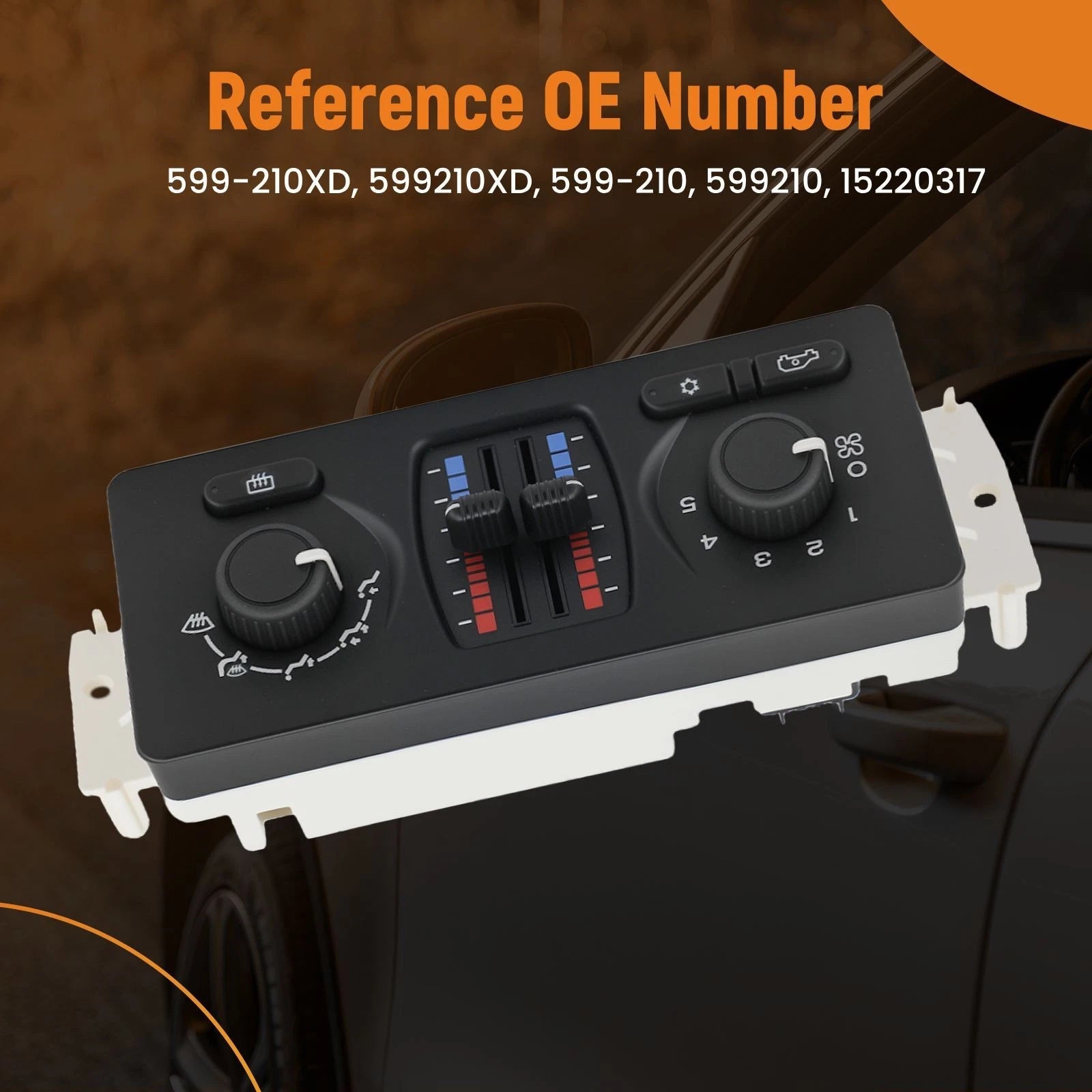 A/C Climate Control HVAC for Chevrolet Avalanche 1500 2500 (2003–2006) 599210