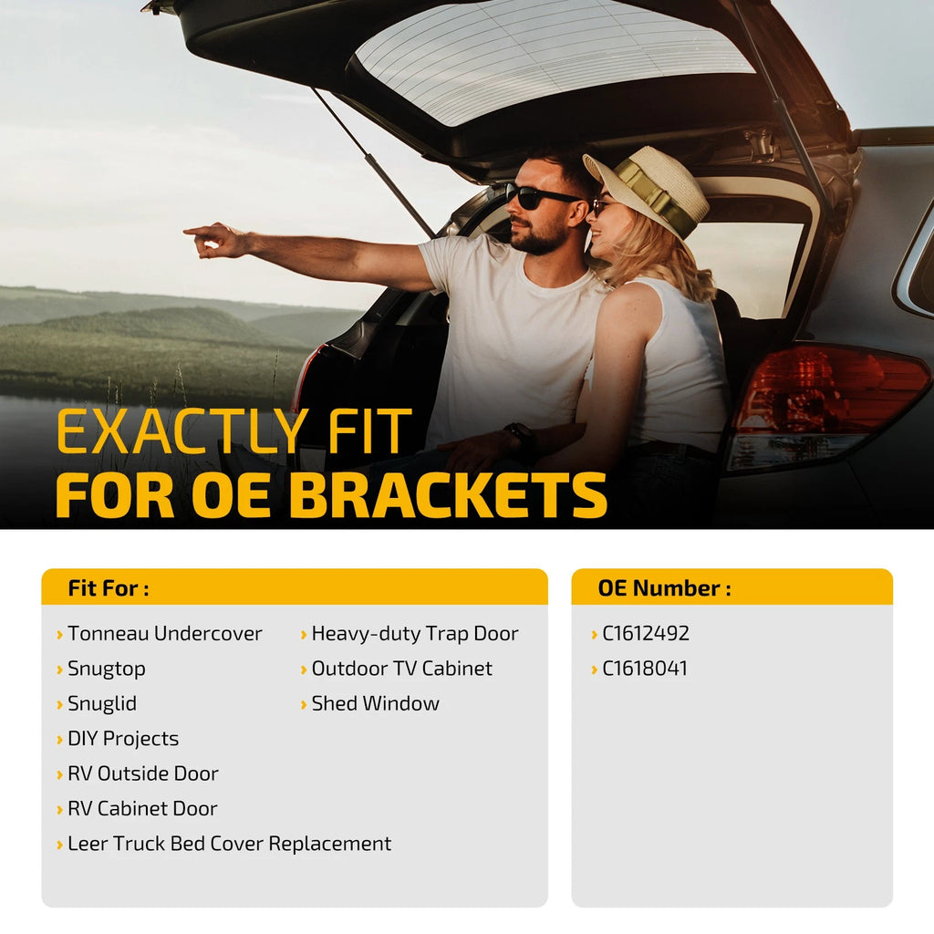 Set of 2 Gas Shock Struts for Truck Bed Cover (C1618041)