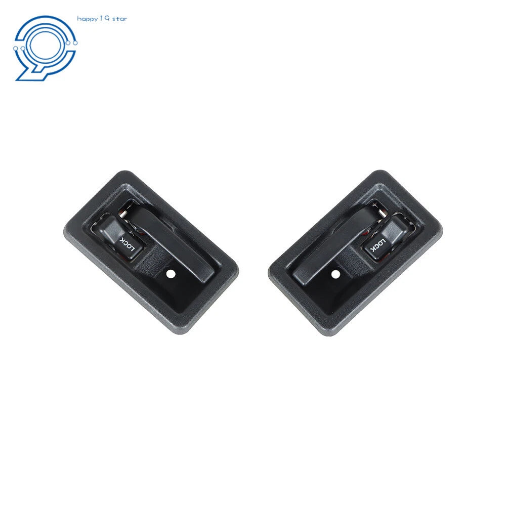 Set of 2 Black Door Handles for Jeep Wrangler YJ TJ (1987–2004)