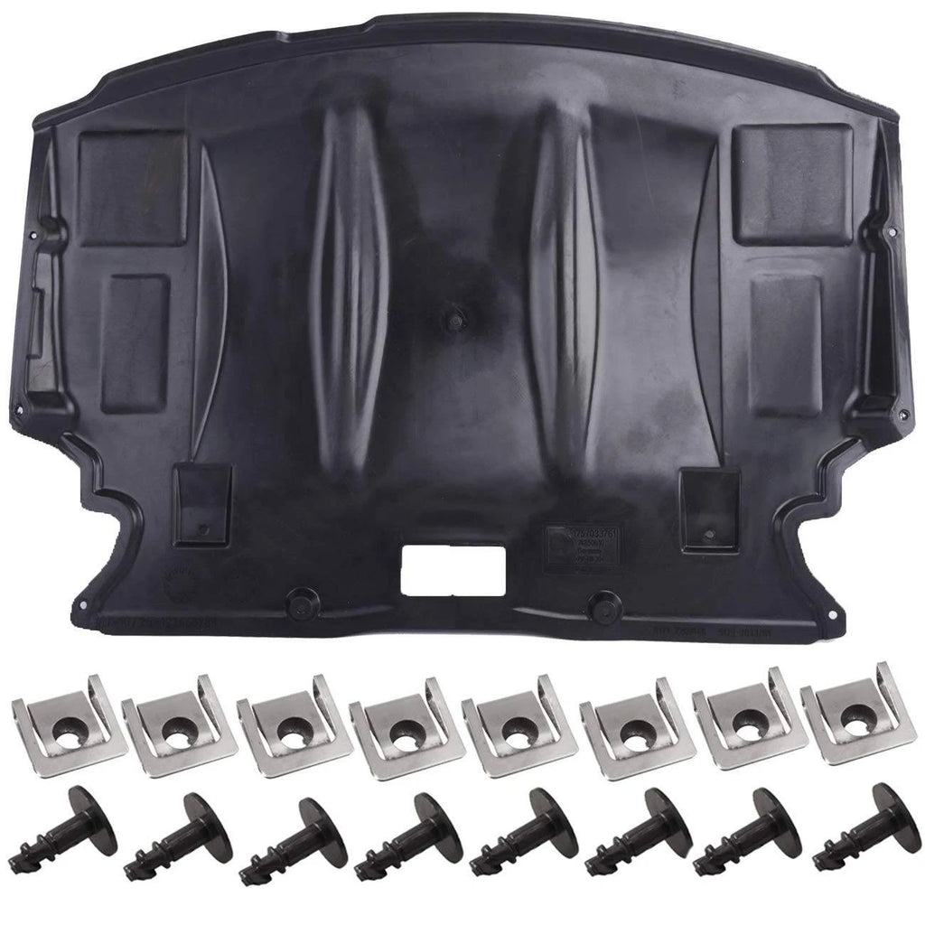 17-Piece Front Engine Splash Panel Kit for BMW 5 Series (2004-2007)