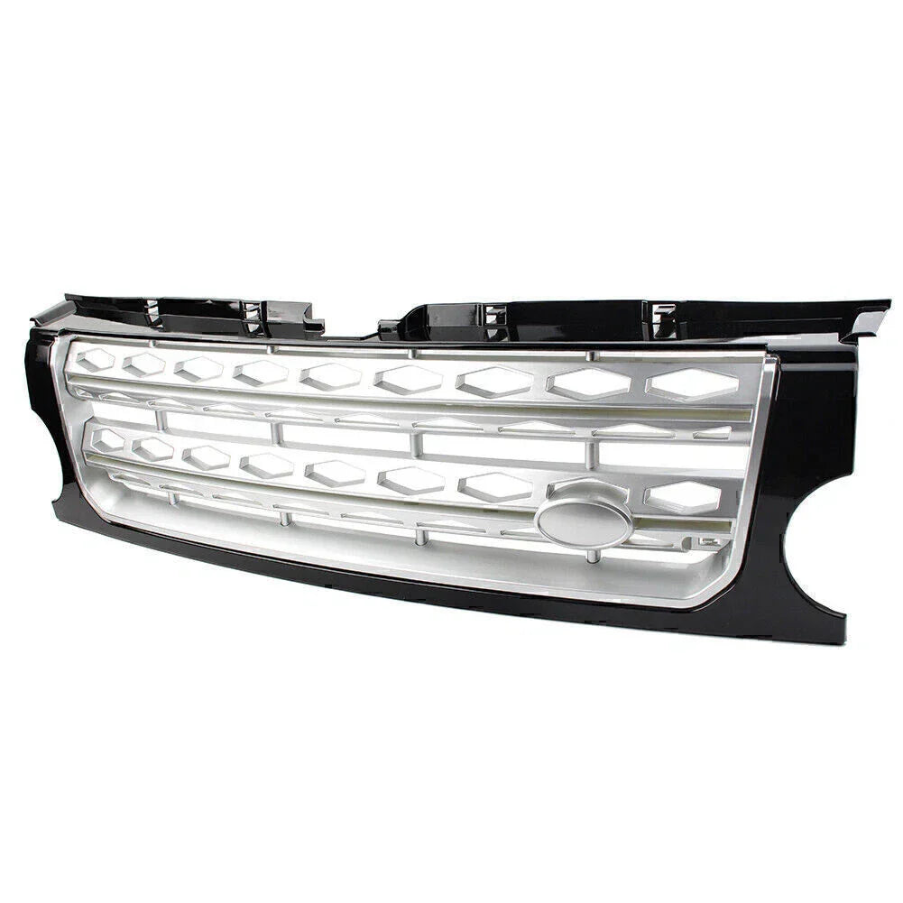 ABS Silver Front Grille Bumper Mesh for Land Rover Discovery LR3 (2005-2009)
