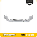 Chrome Steel Front Bumper Face Bar with Park Sensor for GMC Sierra 1500 (2019–2021)