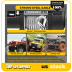 4500lbs Electric Winch for Truck Trailer Off-Road 4WD