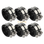 6X Intake Manifold Boot Carburetor Holders for Honda Valkyrie 1500 (1997–2003)