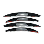 Carbon Front Bumper Splitter Fins Spoiler Canards for Mercedes Benz C-Class (2022-2023)