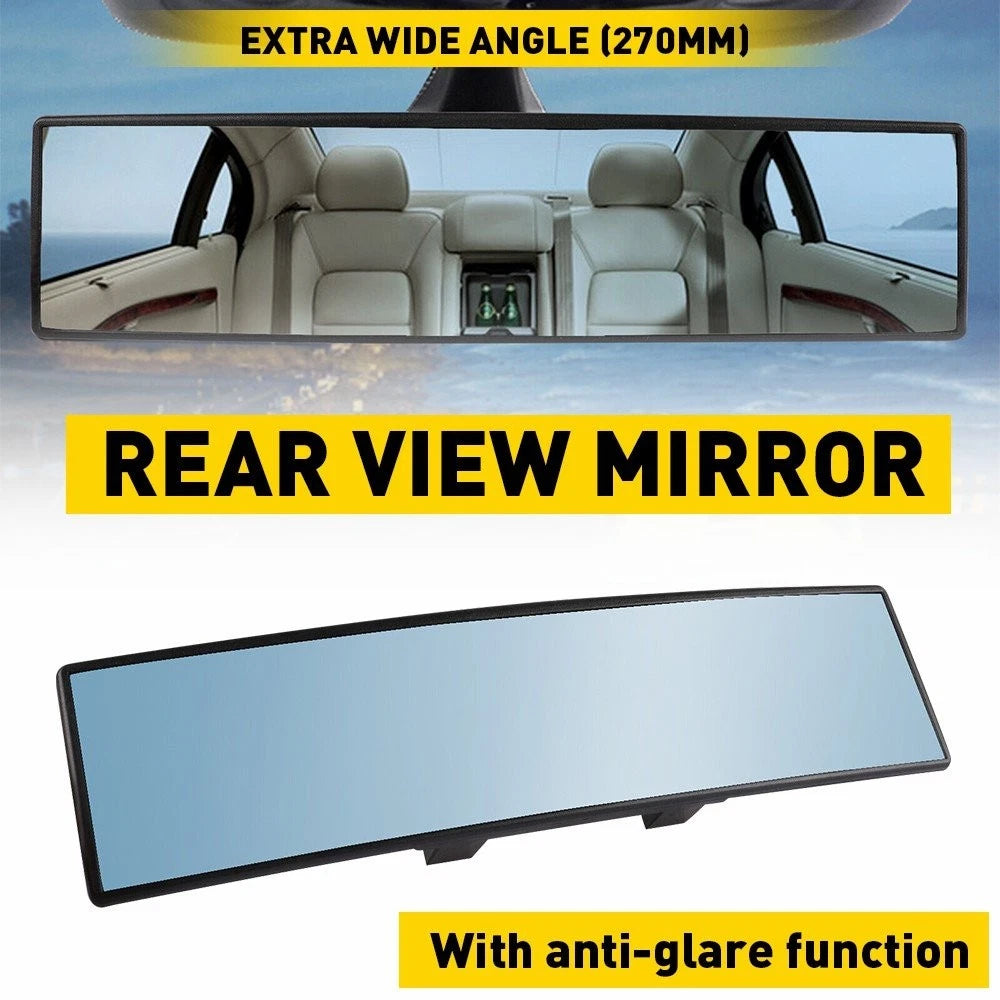 270MM Convex Blue Rear View Mirror Replacement for USA Models (2010–2023)