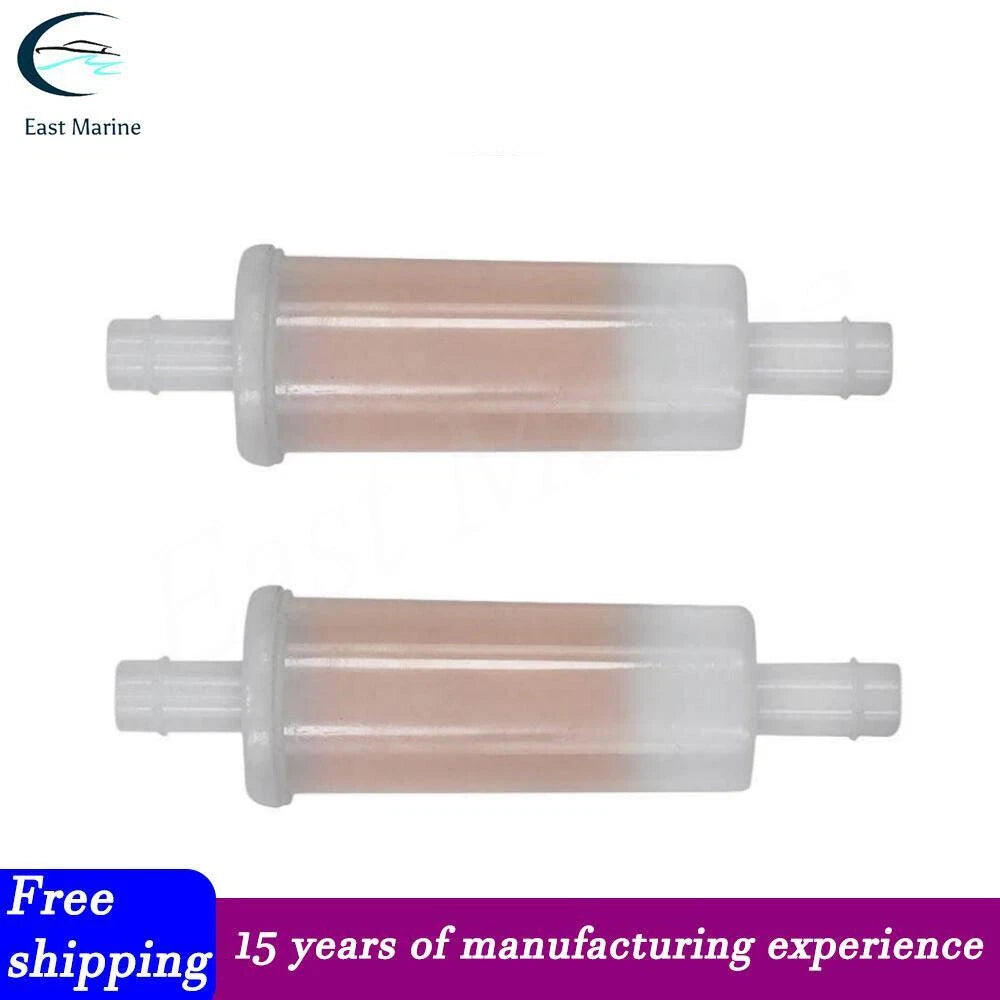 2X Inline Fuel Filter for Mercury Mariner Outboard (18-7831, 802128A1, 802128)