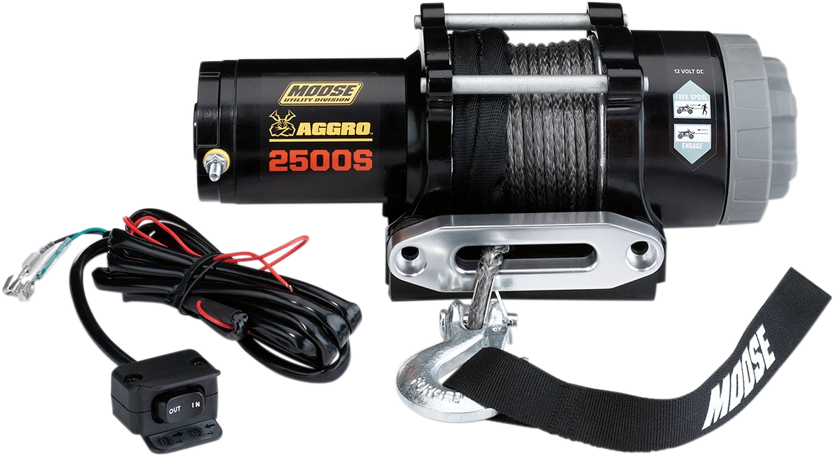 2500 LB Winch with Synthetic Rope for Moose Offroad (104307)