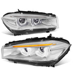 LED Sequential HID Projector Headlights for BMW X5 X6 (2014–2019)