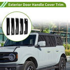 Set of 1 Exterior Door Handle Cover Trim for Ford Bronco (2021–2025) Gloss Black ABS