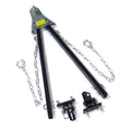 Adjustable Tow Towing Bar for RV Car Truck Jeep (5000lb, w/Chains)