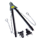 Adjustable Tow Towing Bar for RV Car Truck Jeep (5000lb, w/Chains)