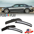Set of 4 Smoke White LED Side Marker Lights for Chrysler 300 (2015–2023)