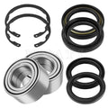 2X Front Wheel Bearings w/ Seals Kit for Kawasaki Bayou 300 400 (1990–2004)