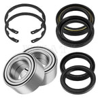 2X Front Wheel Bearings w/ Seals Kit for Kawasaki Bayou 300 400 (1990–2004)