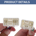 Set of 2 Car Stereo CD Player Wiring Harness 70-7901 for Mazda 323 (1990–1994)