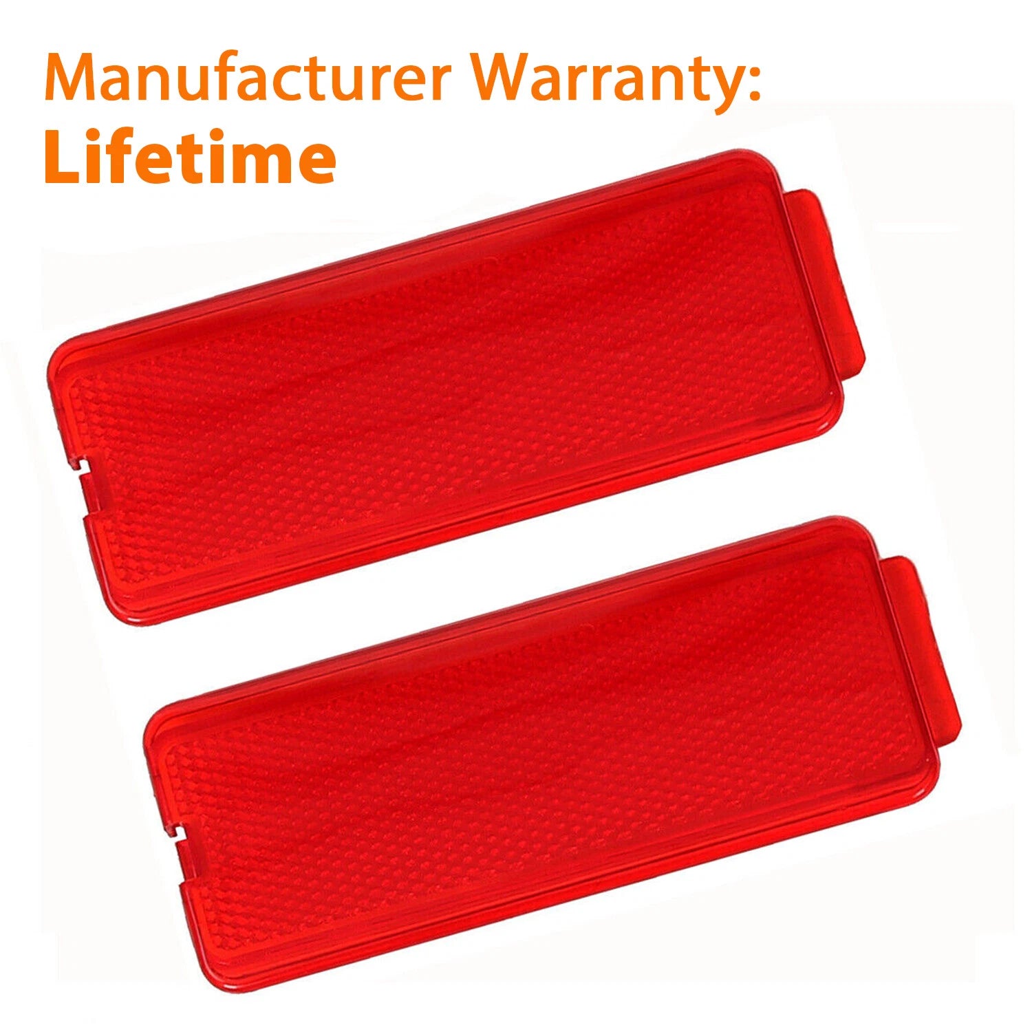 2X Inside Door Reflector Light Lens for Ford F250 F350 F450 F550 (1999–2007)