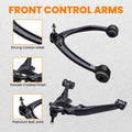 4X Front Upper Lower Control Arms Kit for Chevy Silverado GMC Sierra 1500 (2007–2018)