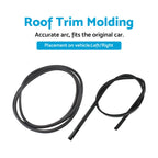 2X Roof Drip Moulding for Toyota Yaris Sedan (2007–2011)