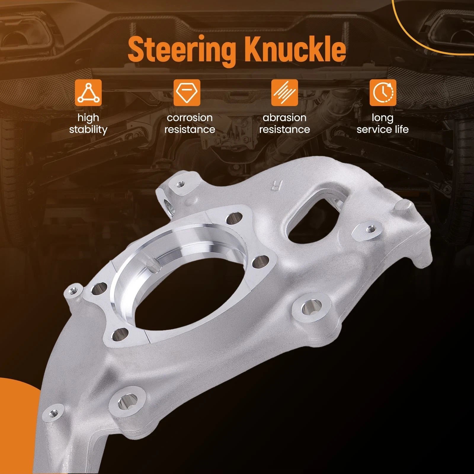 Front Steering Knuckle for Audi A4 A5 Q5 (2007–2017) 4G0407254A RH RWD