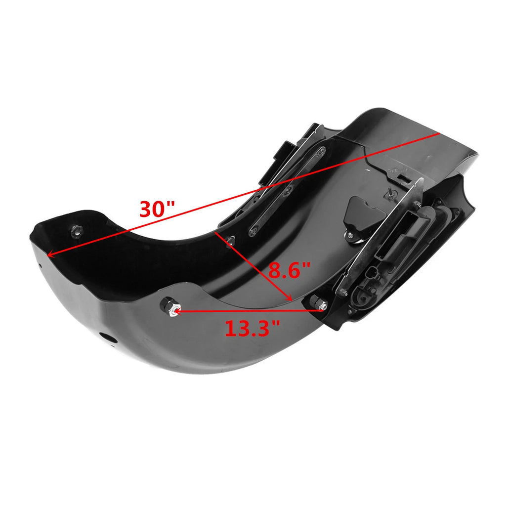5" Stretched Saddlebags for Harley Electra Glide, Road Glide, King (2009–2013)