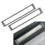 Carbon Fiber Black Interior Door Sill Accent Cover Trim for Honda S2000 (2004-09)